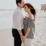 Couple standing on beach – beautiful feeling – standing with life partner_ Blurbgeek