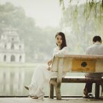 A Couple Sitting on bench| by Blurbgeek