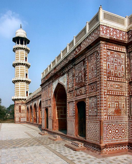 A Beautiful view of Tomb of Jahangir
