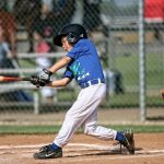 A kid Playing Baseball in a Stadium | Blurb geek