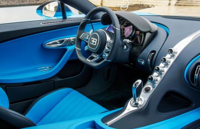 Adorable Interior of Bugatti Chiron 2019