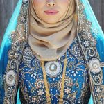 Arabian Bride Dressed for Wedding Day