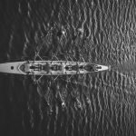 Boat in the lake photo with blackish background | Blurb geek