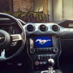 Driving View of Ford Mustang 2019