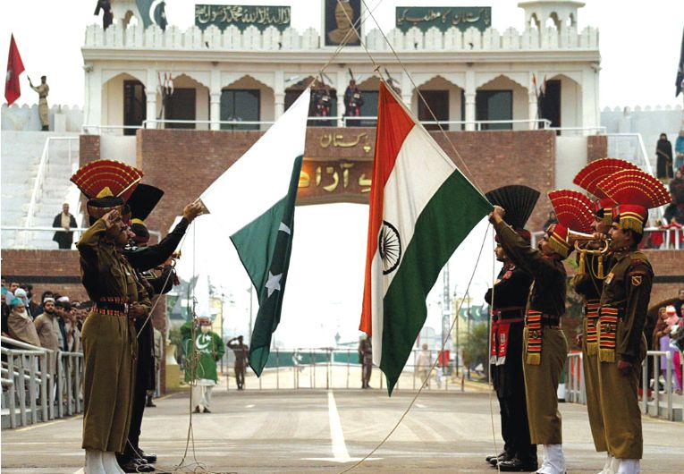 Flag Ceremony Held at Wagah Border