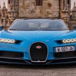 Front View of Bugatti Chiron 2019