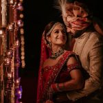 Groom and Bride in Happy Mood on Wedding Day (Indian Wedding Vibes)