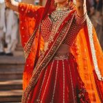 Indian Bride in Happy mood Dressed for Wedding Day