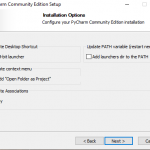 Installing Pycharm Step3 | by Blurbgeek