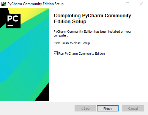 Installing Pycharm Step6