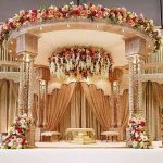 Mandap prepared for the Indian Wedding Ceremony