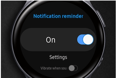 Notification Setting on Smart Watch