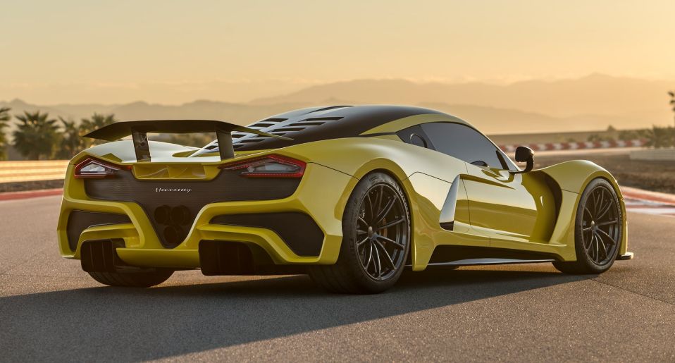 Rear View of Hennessey Venom F5