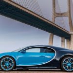 Side View of Bugatti Chiron 2019