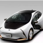 Front of Self Driving Toyota Car