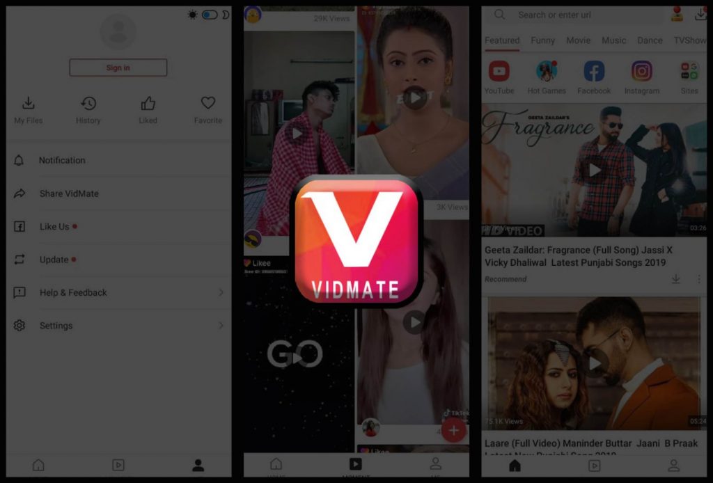 VidMate Best Video and Status Downlaoding Application Android APK - Blurbgeek
