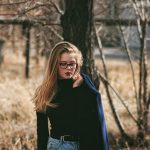 Girl Dressed in Black