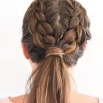 Bangin Braid Hairstyle At Home