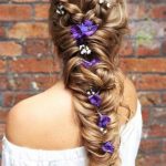 Flower Braid For Long Hairs