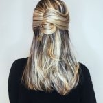 Half French Twist For Long Hairs