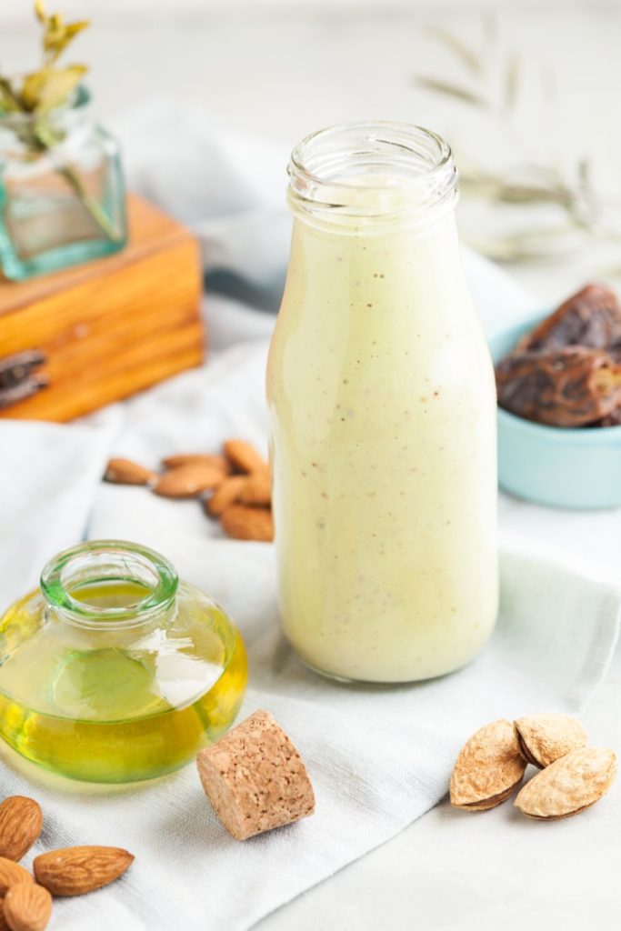 almond oil used to get rid of dry skin